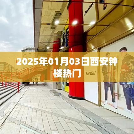 西安鐘樓，2025年元旦人氣勝地
