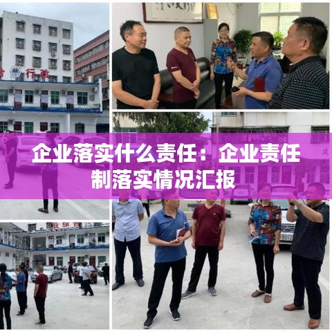 企業(yè)落實什么責(zé)任：企業(yè)責(zé)任制落實情況匯報 