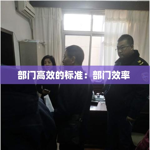 部門高效的標準：部門效率 