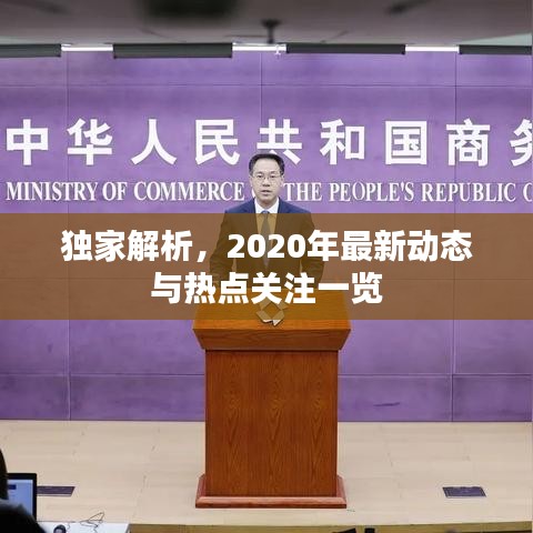獨(dú)家解析，2020年最新動(dòng)態(tài)與熱點(diǎn)關(guān)注一覽