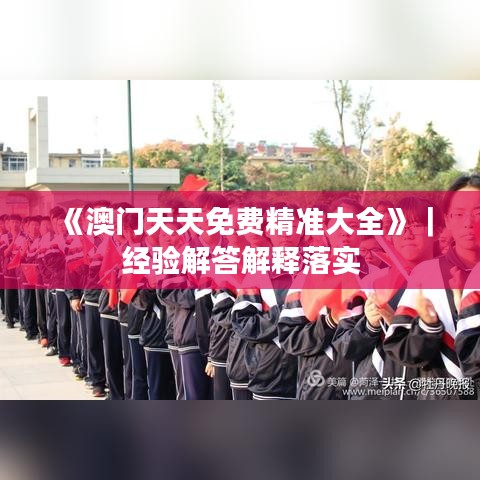 《澳門天天免費精準大全》｜經(jīng)驗解答解釋落實