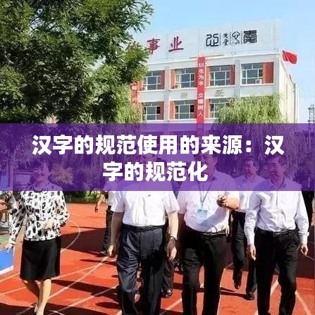 漢字的規(guī)范使用的來(lái)源：漢字的規(guī)范化 