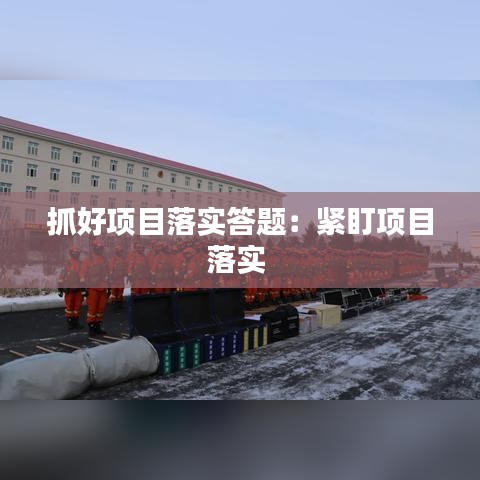 抓好項目落實答題：緊盯項目落實 