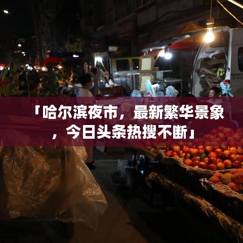 「哈爾濱夜市，最新繁華景象，今日頭條熱搜不斷」