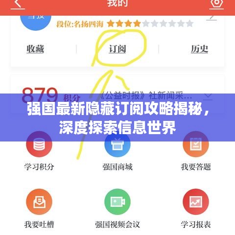 強國最新隱藏訂閱攻略揭秘，深度探索信息世界