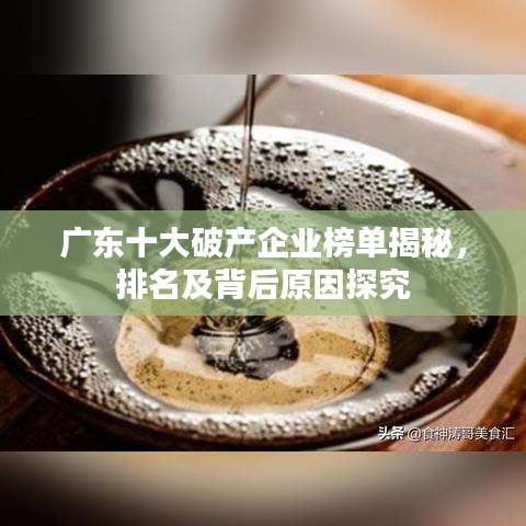 廣東十大破產(chǎn)企業(yè)榜單揭秘，排名及背后原因探究