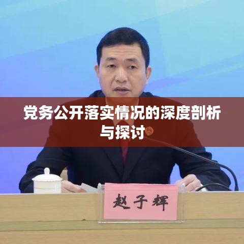 黨務(wù)公開落實(shí)情況的深度剖析與探討