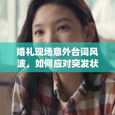 婚禮現(xiàn)場(chǎng)意外臺(tái)詞風(fēng)波，如何應(yīng)對(duì)突發(fā)狀況？