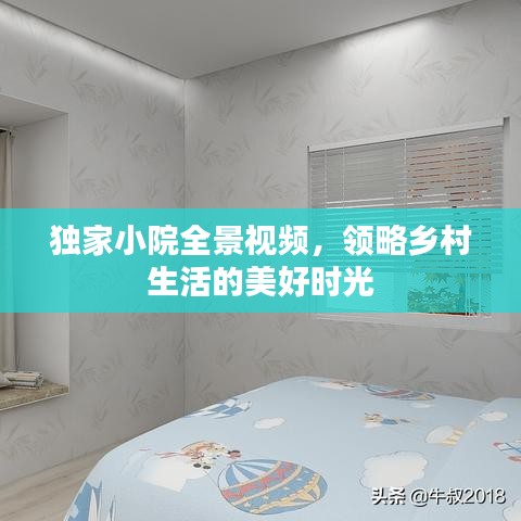 獨(dú)家小院全景視頻，領(lǐng)略鄉(xiāng)村生活的美好時(shí)光