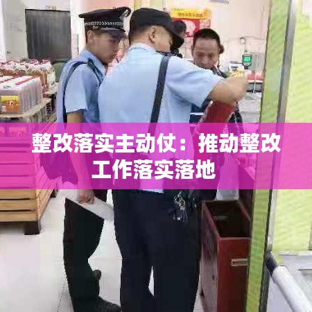 整改落實主動仗：推動整改工作落實落地 