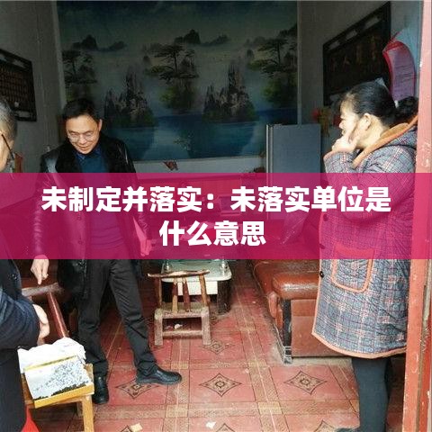 未制定并落實：未落實單位是什么意思 