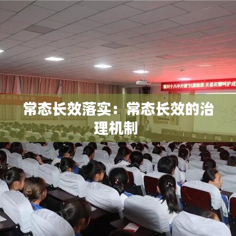 常態(tài)長(zhǎng)效落實(shí)：常態(tài)長(zhǎng)效的治理機(jī)制 