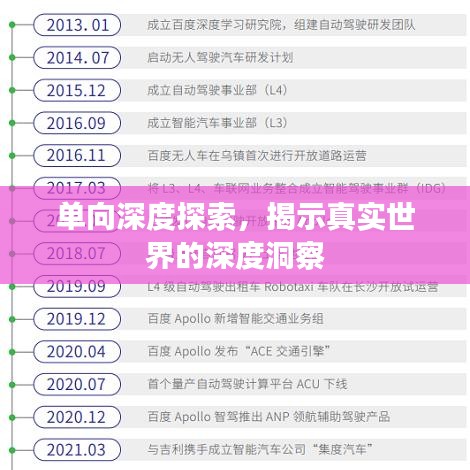 單向深度探索，揭示真實(shí)世界的深度洞察