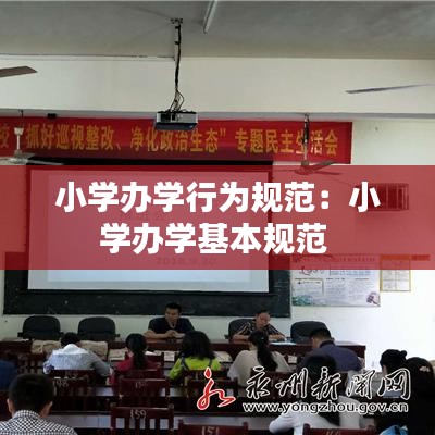 小學(xué)辦學(xué)行為規(guī)范：小學(xué)辦學(xué)基本規(guī)范 