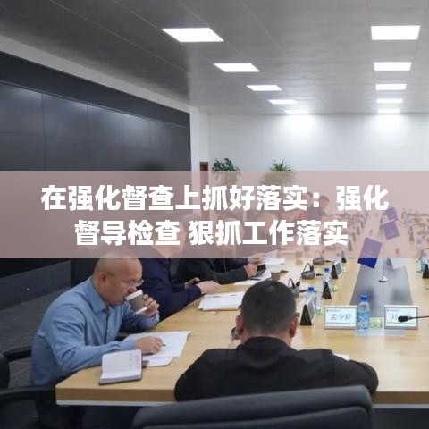 在強化督查上抓好落實：強化督導檢查 狠抓工作落實 