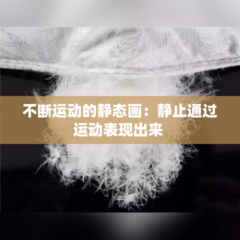 不斷運動的靜態(tài)畫：靜止通過運動表現出來 