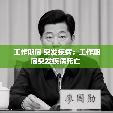 工作期間 突發(fā)疾病：工作期間突發(fā)疾病死亡 