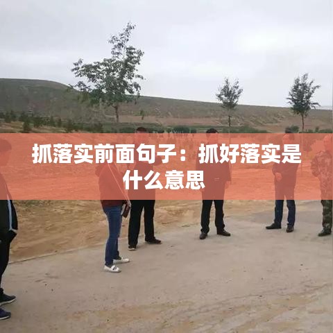 抓落實(shí)前面句子：抓好落實(shí)是什么意思 