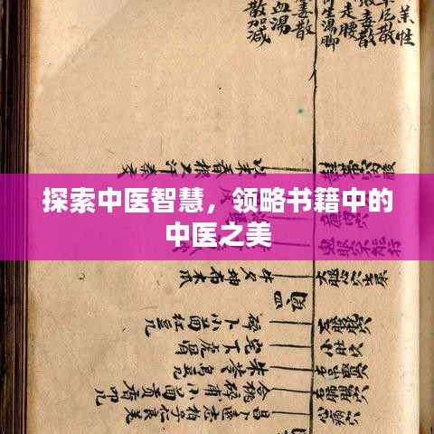 探索中醫(yī)智慧，領(lǐng)略書籍中的中醫(yī)之美