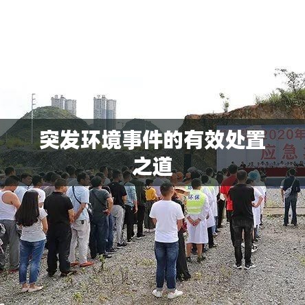 突發(fā)環(huán)境事件的有效處置之道