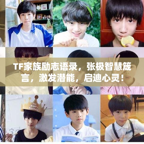 TF家族勵志語錄，張極智慧箴言，激發(fā)潛能，啟迪心靈！