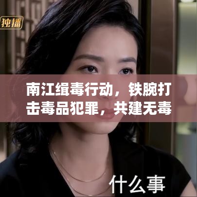 南江緝毒行動，鐵腕打擊毒品犯罪，共建無毒和諧社會