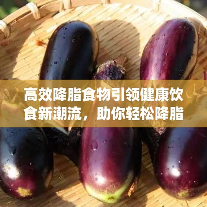高效降脂食物引領健康飲食新潮流，助你輕松降脂享受健康生活