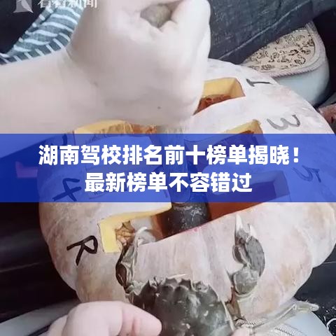 湖南駕校排名前十榜單揭曉！最新榜單不容錯過