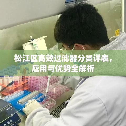 松江區(qū)高效過濾器分類詳表，應用與優(yōu)勢全解析