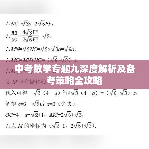 中考數(shù)學(xué)專(zhuān)題九深度解析及備考策略全攻略