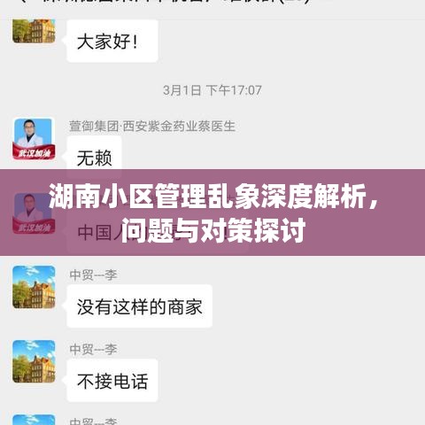 湖南小區(qū)管理亂象深度解析，問題與對策探討