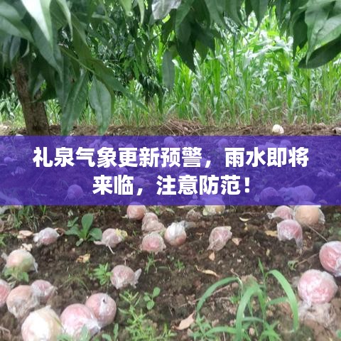 禮泉?dú)庀蟾骂A(yù)警，雨水即將來(lái)臨，注意防范！