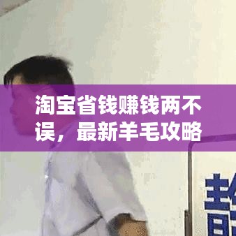 淘寶省錢賺錢兩不誤，最新羊毛攻略揭秘！