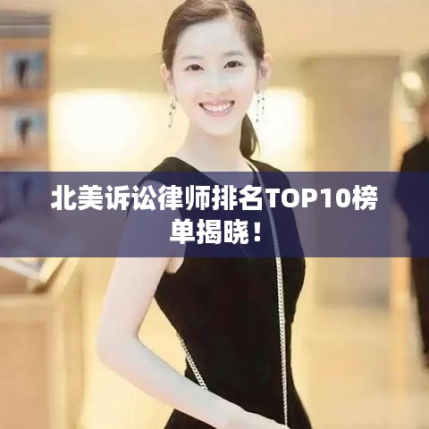 北美訴訟律師排名TOP10榜單揭曉！