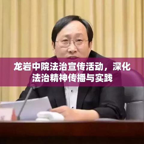 龍巖中院法治宣傳活動，深化法治精神傳播與實踐