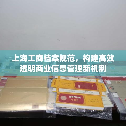 上海工商檔案規(guī)范，構(gòu)建高效透明商業(yè)信息管理新機制
