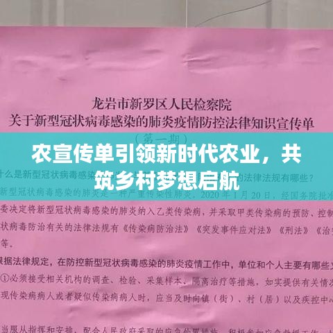 農(nóng)宣傳單引領(lǐng)新時(shí)代農(nóng)業(yè)，共筑鄉(xiāng)村夢(mèng)想啟航