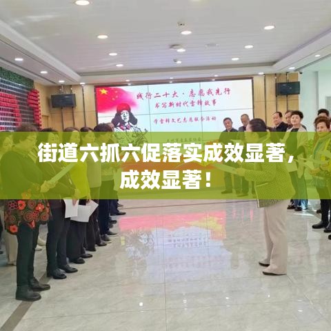街道六抓六促落實成效顯著，成效顯著！