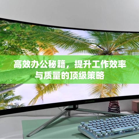 高效辦公秘籍，提升工作效率與質量的頂級策略