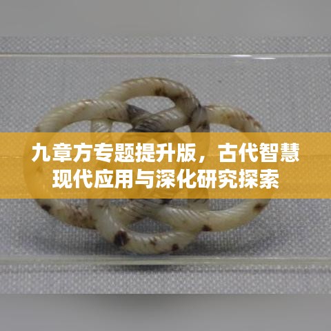 九章方專題提升版，古代智慧現(xiàn)代應(yīng)用與深化研究探索