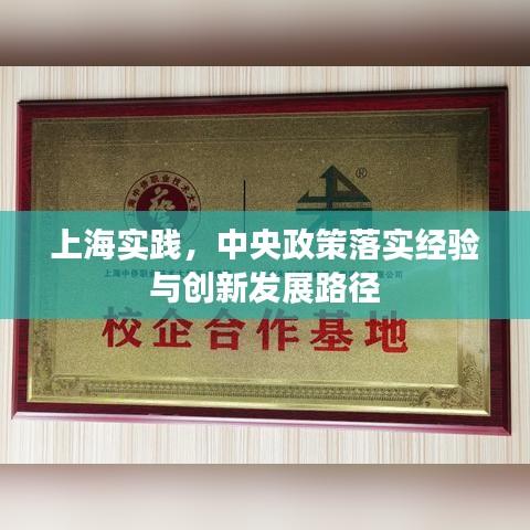 上海實踐，中央政策落實經(jīng)驗與創(chuàng)新發(fā)展路徑