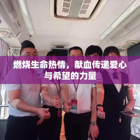 燃燒生命熱情，獻(xiàn)血傳遞愛心與希望的力量
